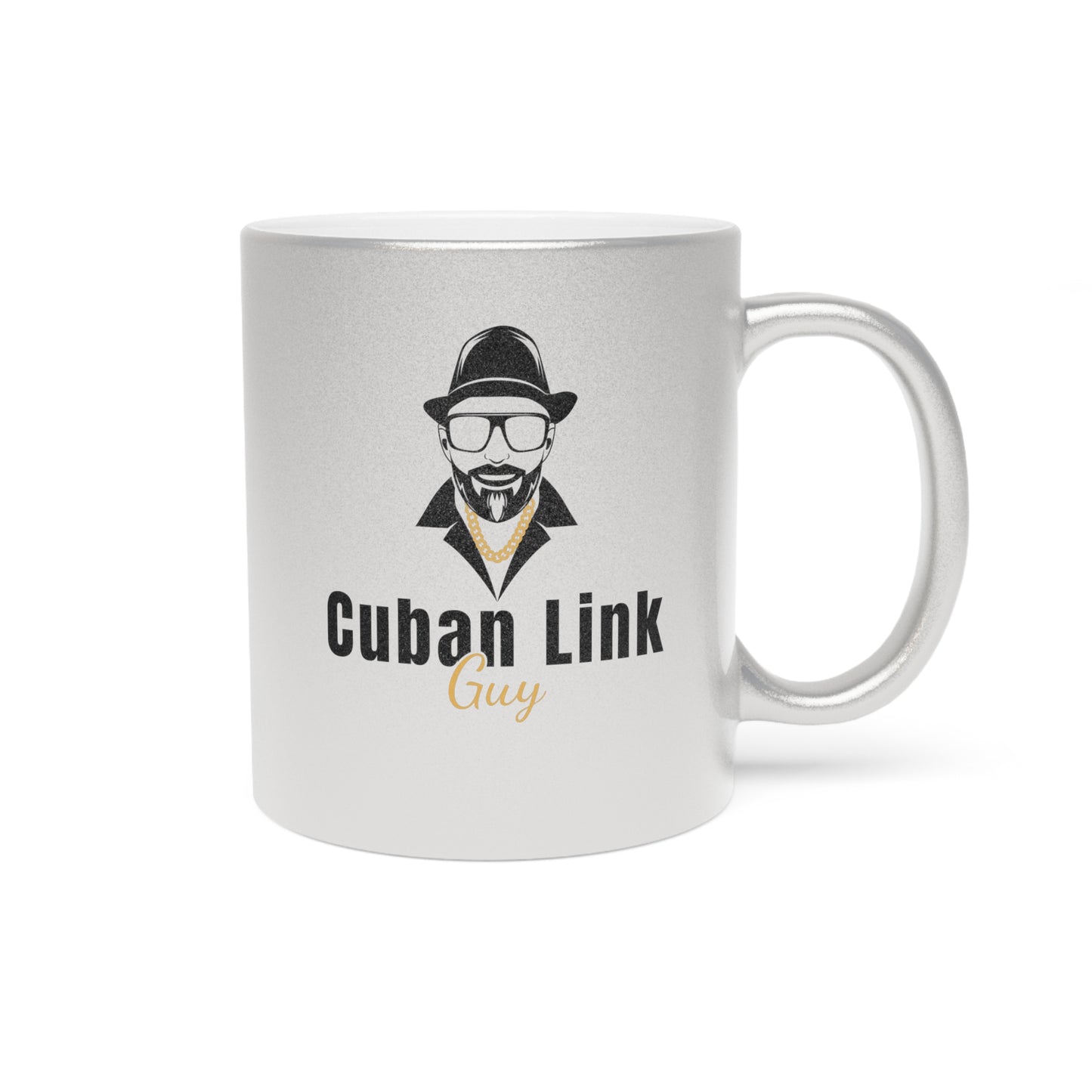 Cuban Link Guy / Gold and Silver Coffee Mugs