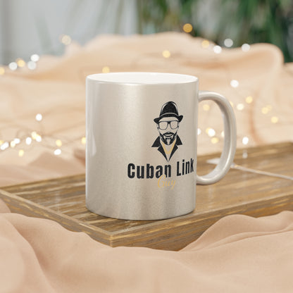 Cuban Link Guy / Gold and Silver Coffee Mugs
