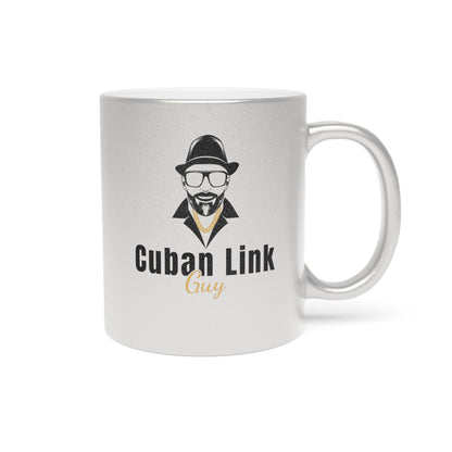 Cuban Link Guy / Gold and Silver Coffee Mugs