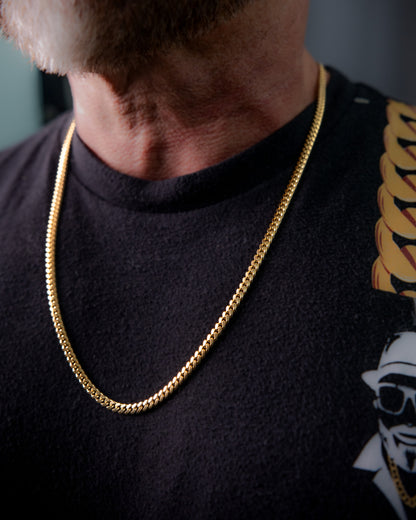 14K Gold Bonded Silver Cuban Links