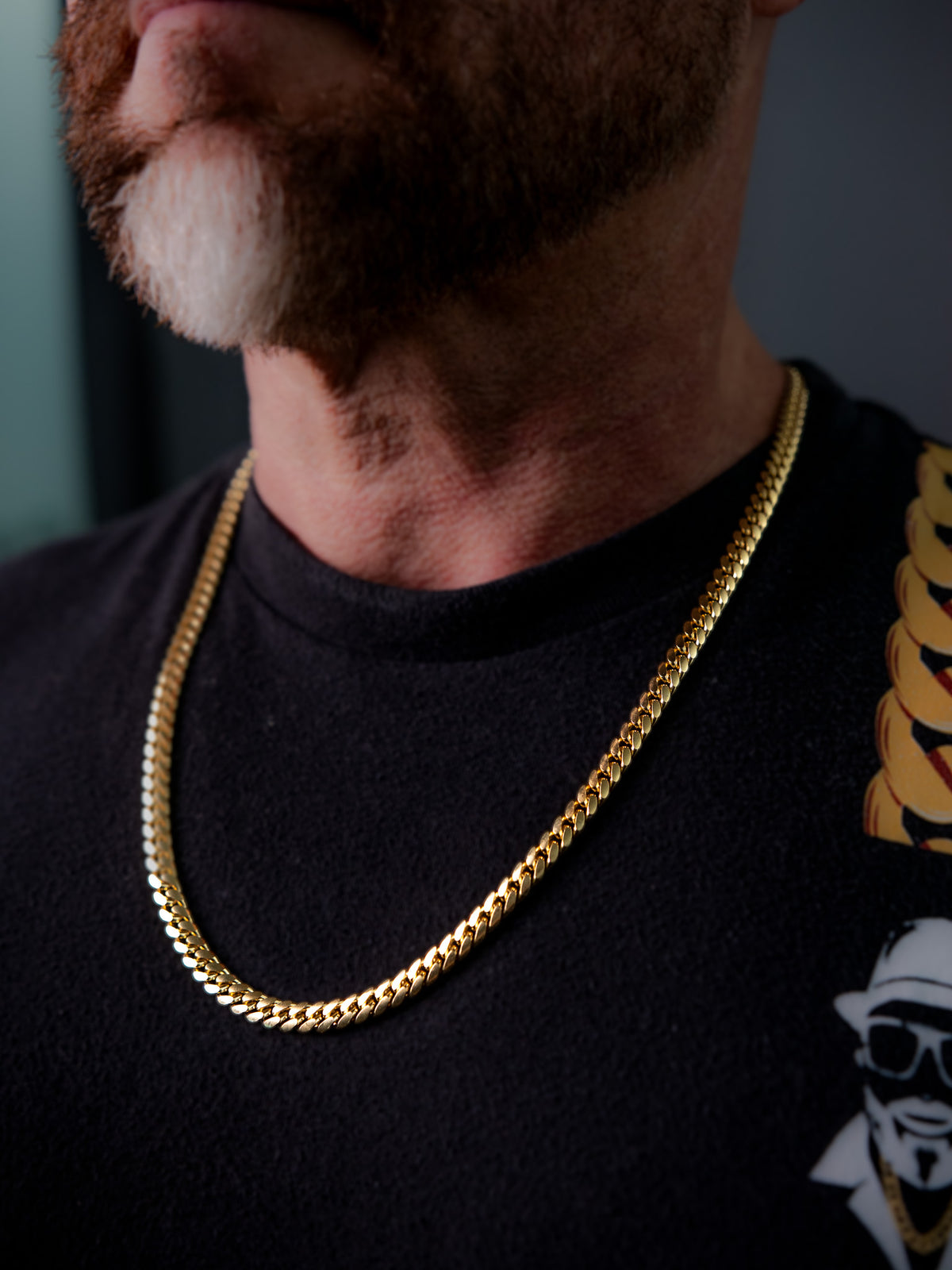 14K Gold Bonded Silver Cuban Links