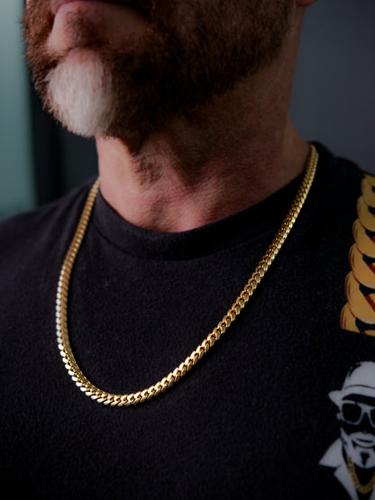 14K Gold Bonded Silver Cuban Links