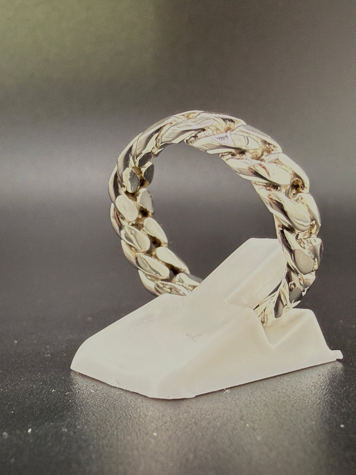 Authentic Cuban Link Chain Ring – Handcrafted From Real Cuban Link Chains