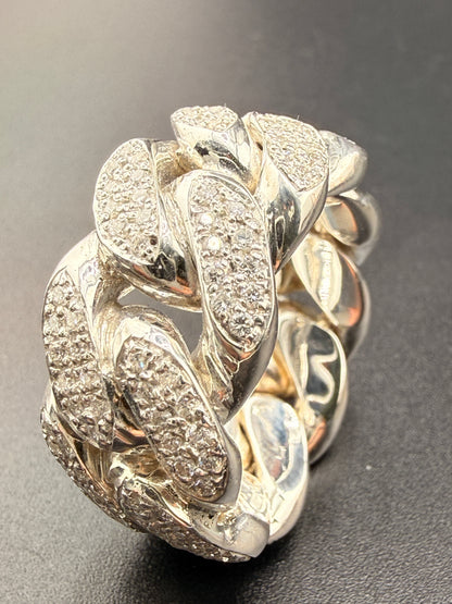 Authentic Cuban Link Chain Ring – Handcrafted From Real Cuban Link Chains