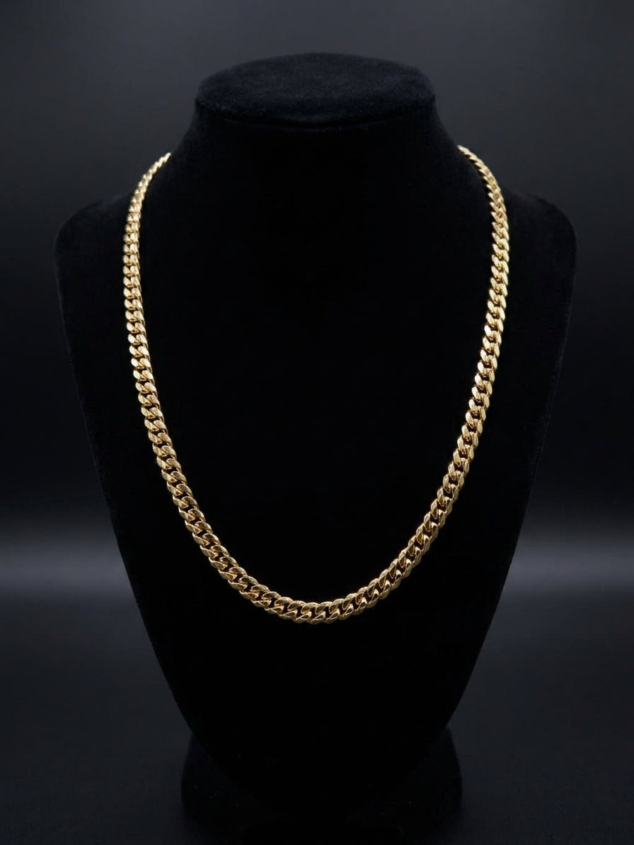 6mm Gold Bonded Cuban Necklace
