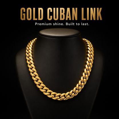 14K Gold Bonded Silver Cuban Links