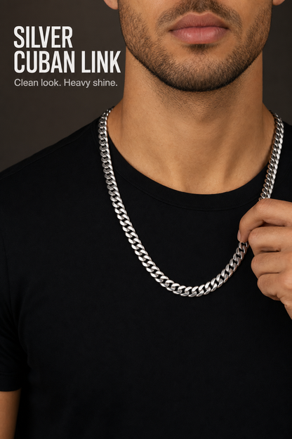 PURE Silver Cuban Links
