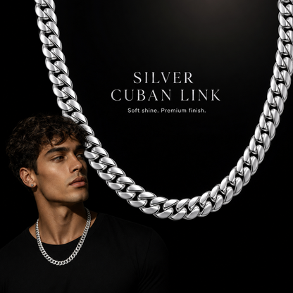 PURE Silver Cuban Links