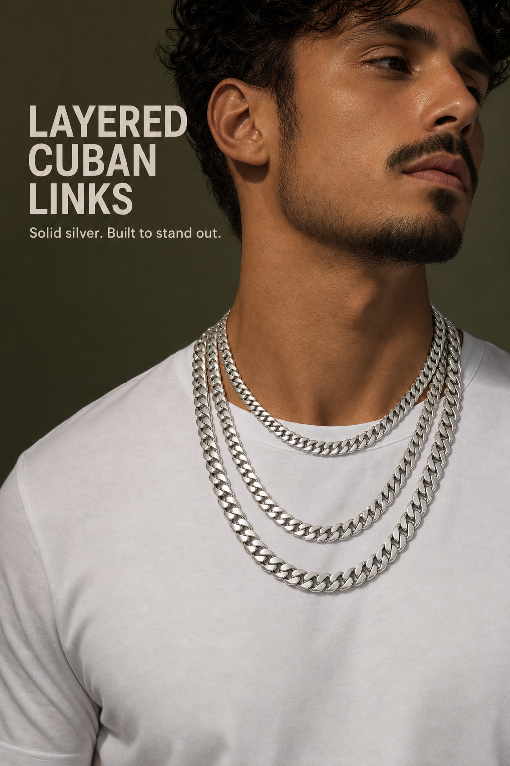 PURE Silver Cuban Links